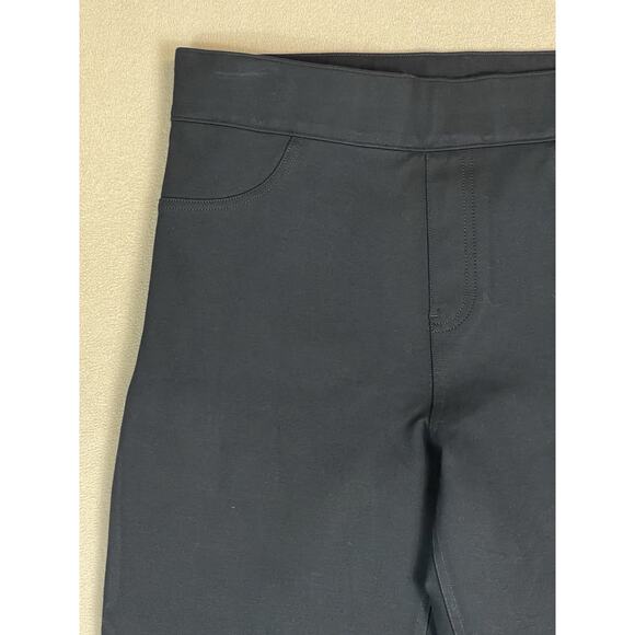 Spanx Pants Women L Black The Perfect Ponte Ankle Pull On Stretch High Rise Pant - Picture 9 of 14
